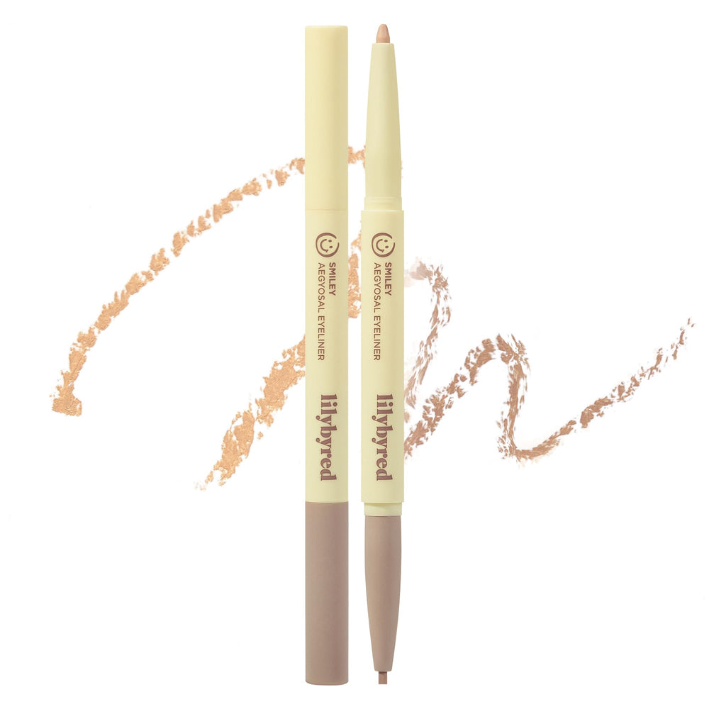 Lilybyred Smiley Aegyosal Eyeliner dual ended design for effortless under eye highlighting