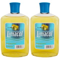 Limacol Mentholated 8oz bottle, refreshing aftershave and deodorant for everyday grooming