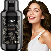 Limer Hair Dye Shampoo Deep Honey Brown bottle pump for easy at-home color