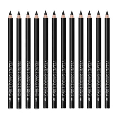 Linble black eyeliner pencil set packshot showing 12 pencils for defined eyes
