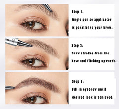 Linble eyebrow pen packaging shown in protective box.