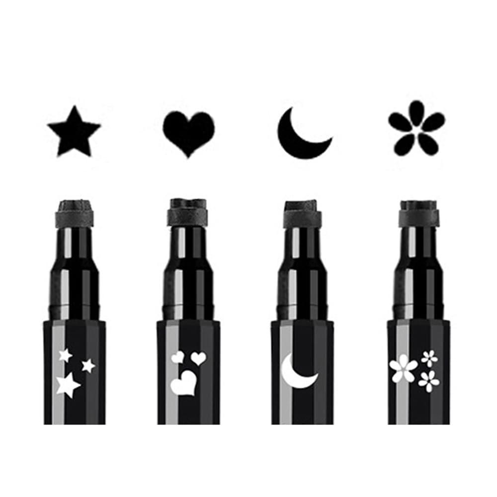 Linble star stamp with dual ended eyeliner for playful daily looks