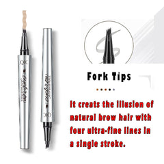 Linble brow pen doubles as eyeliner for easy multi-use makeup.