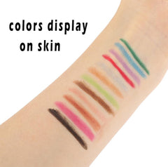 Linble twelve shimmering colors for versatile day-to-night looks.