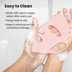 Lindo Silimask is washable and reusable for ongoing beauty routines.