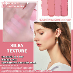 LingHaoLH waterproof long wear blush offers lasting color throughout the day.