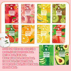 LingHaoLH soft-sheet masks material conforms easily to facial contours.