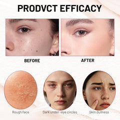 Lingyun concealer stick applied under eye for balanced tone and coverage.