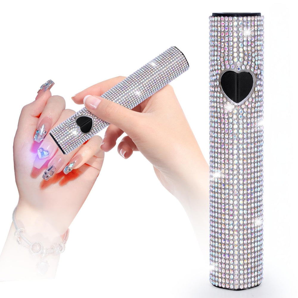 Linssy heart-shaped UV lamp for fast at-home gel curing.
