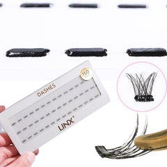 LINX Dazhez holding lashes demonstrates 2-5 day hold capability