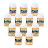 Lip Naturals mini vanilla lip balm SPF 15 on outer pack for on the go sun protection.