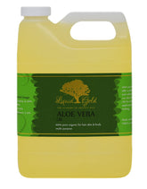 Liquid Gold Inc Aloe Vera Oil bottle with label highlighting pure hydration