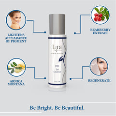 Lira Clinical ICE Sal Cleanser cooling effect conveys refreshed, clean feeling
