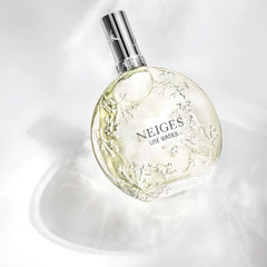 Lise Watier Neiges bottle cap close-up highlights premium packaging