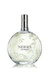 Lise Watier Neiges bottle front view, showcasing timeless design for everyday elegance