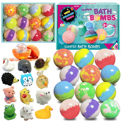 Lisotera kids bath bombs with surprise inside for joyful bath time