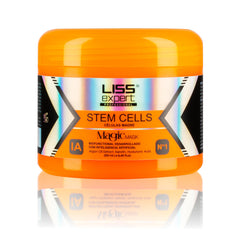 Liss Expert Stem Cells Magic Mask jar closeup highlighting the rich conditioning formula.