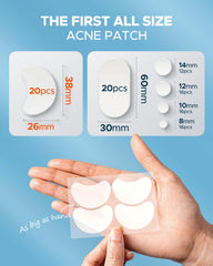 LitBear 10mm acne patch over a medium breakout for secure protection