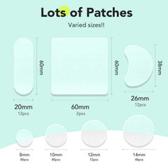 LitBear 10mm patch for moderate zits with thin, nearly invisible wear