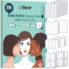 LitBear 8mm pimple patch for small blemishes with discreet, protective coverage