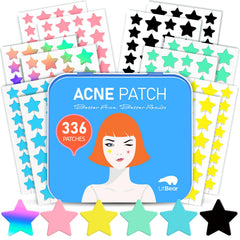 LitBear acne patch star colors for quick coverage and soothing care