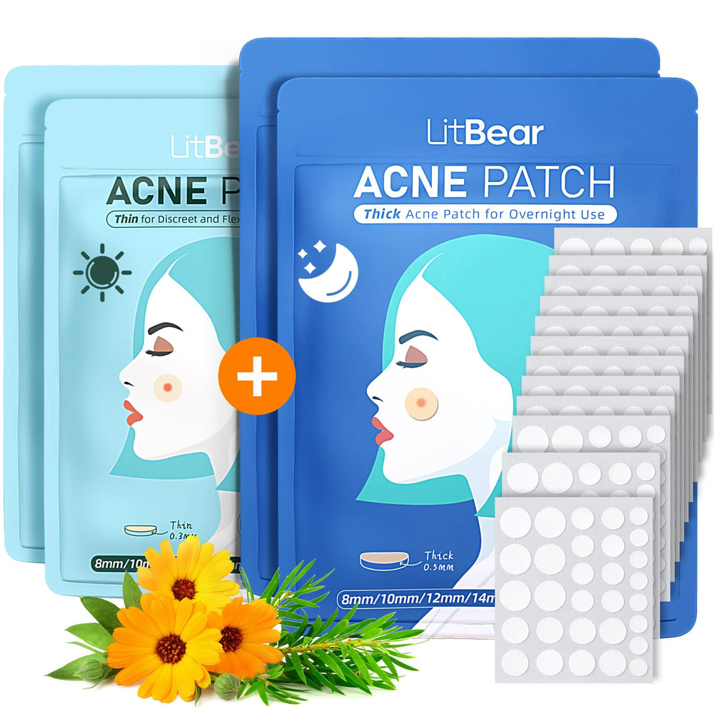 LitBear day patch 2mm thin blends with skin for discreet daily wear