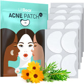 LitBear large acne patch on nose demonstrates full-coverage protection and strong adhesion.