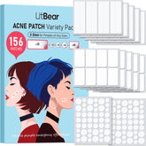 LitBear large pimple patches packaging for versatile acne care on the go.
