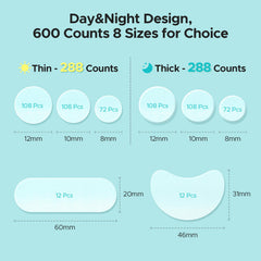 LitBear day thin patch 0.33mm nearly invisible for daytime wear