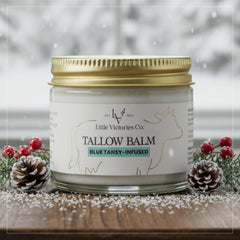 Little Victories Co beef tallow honey balm jar for all-over moisture.