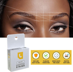 LIUDEX brow mapping lines help plan symmetrical shapes for PMU.