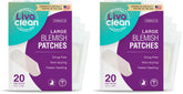 LivaClean large blemish patch for the nose area offers discreet overnight blemish care.