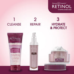 Packaging of LIVAURA Retinol Day Cream emphasizing vitamin-rich formula