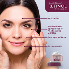 LIVAURA Retinol Day Cream SPF 20 applied to skin for everyday UV protection