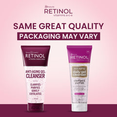 LIVAURA Retinol Gel Cleanser foaming lather for gentle cleansing.