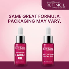 Livaura Retinol oil texture shown for lightweight anti-aging hydration.