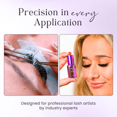 LivBay adhesive shows up to six weeks retention in a real salon set.