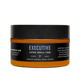 Live Bearded beard butter 3oz tub front highlights natural ingredients for nourished skin and beard