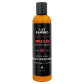 Live Bearded Beard Conditioner bottle close-up for soft, manageable facial hair.