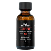 Live Bearded beard oil bottle, 1 oz, premium hydration