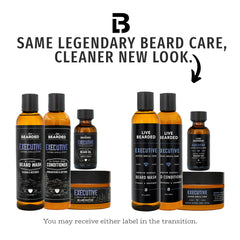 Live Bearded conditioner tube for detangling and soft, healthy beard.