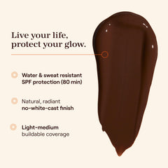 Live Tinted Hueguard buildable coverage lets you go sheer to light-medium for your day.