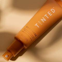 Hueguard Jumbo reef-safe, fragrance-free formula label highlights clean sun care
