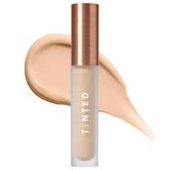 Live Tinted Hueskin Serum Concealer swatches showing medium-to-full coverage.