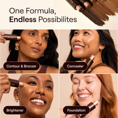 Live Tinted HUESTICK creamy formula feels weightless on skin.