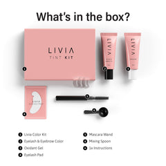 LIVIA Korean nourishing formula strengthens lashes and brows