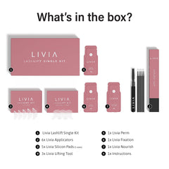 LIVIA nourishing serum supports lash health between treatments