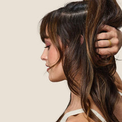 Living Proof travel size dry stylers bundle close-up shows no visible residue after styling