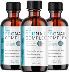 Livorka ProNail Complex bottle illustrates original formula for at-home nail care.