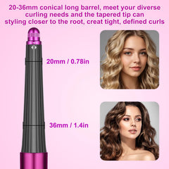 Liwoowe auto-grab curling action delivers defined, voluminous curls with minimal effort.